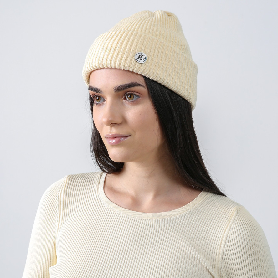 Шапка по голове женская вискоза белая СТИМ 937-055, фото 3