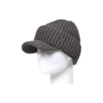 Шапка по голове с козырьком мужская хлопок серая ГОРДЕЙ 951-464