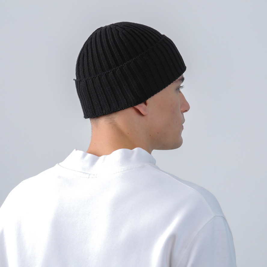 Шапка по голове мужская хлопок черная КОЛБИ 953-796, фото 4