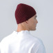 Шапка по голові чоловіча віскоза бордова МУСА 966-512, фото 4