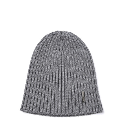 Шапка по голові жіноча віскоза з вовною сіра МУСА 966-529