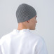 Шапка по голові чоловіча віскоза сіра МУСА 966-529, фото 4