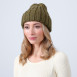 Шапка біні жіноча вовна зелена СОФІЯ 993-457, фото 3
