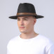 Шляпа федора мужская бумага черная BAY 376-053, фото 4