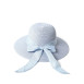 Капелюх із середніми полями жіночий папір блакитний COCO 376-305, фото 3