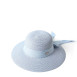Капелюх із середніми полями жіночий папір блакитний COCO 376-305, фото 1