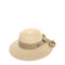Капелюх із середніми полями жіночий папір бежевий COCO 376-336