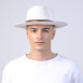 Шляпа федора мужская бумага белая BAY 469-410, фото 5