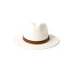 Капелюх федора жіночий папір білий BAY 469-410, фото 2