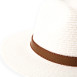 Капелюх федора жіночий папір білий BAY 469-410, фото 3