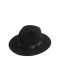 Капелюх федора жіночий зі стрічкою фетр чорний ТВІТТІ 659-941