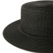 Капелюх канотьє жіночий папір чорний VIVIAN 817-808, фото 3