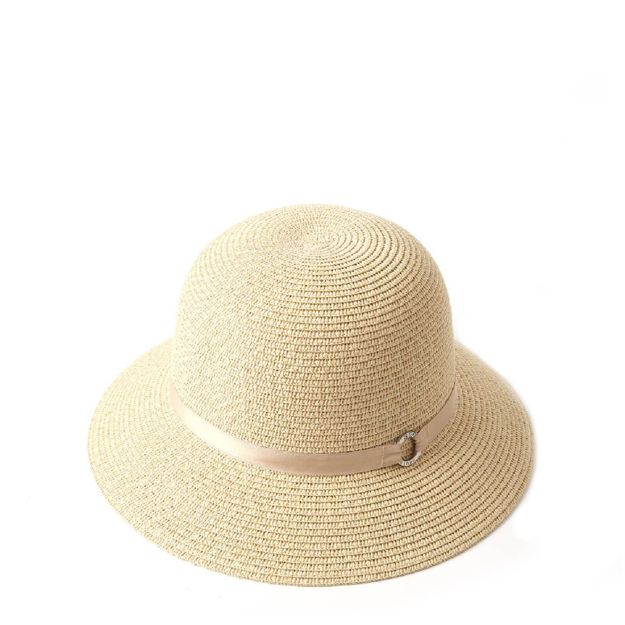 Капелюх із середніми полями жіночий папір бежевий GABRIEL 817-952, фото 1