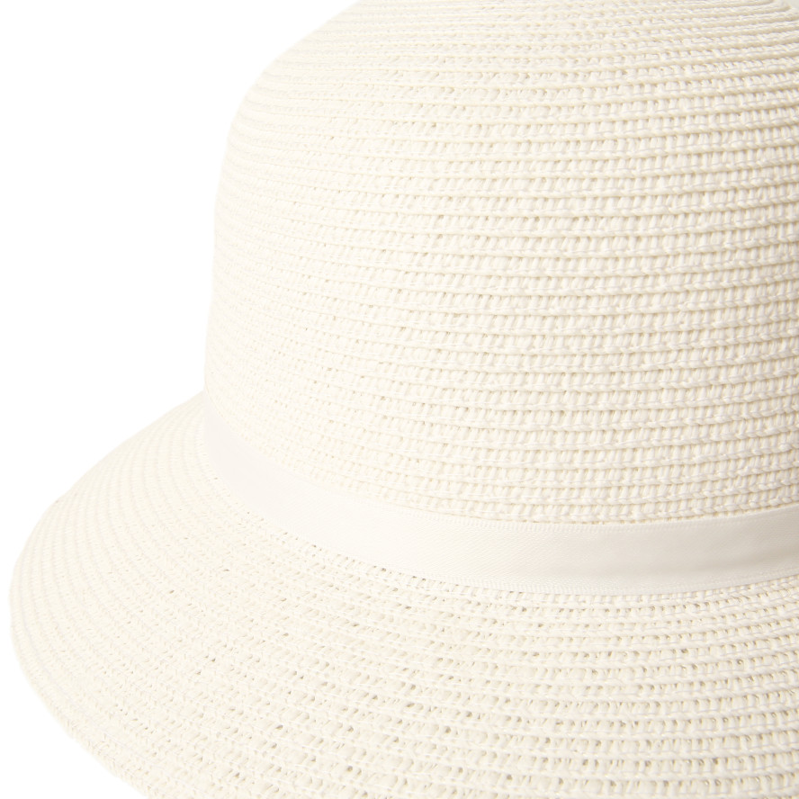 Шляпа со средними полями женская бумага белая GABRIEL 817-969, фото 3