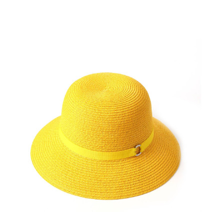 Шляпа со средними полями женская бумага желтая GABRIEL 818-010 Шляпа со средними полями женская бумага желтая GABRIEL 818-010