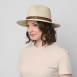 Капелюх федора жіночий папір бежевий BAY 842-992, фото 4