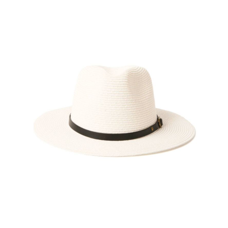 Капелюх федора жіночий папір білий BRIDGET 843-029, фото 2