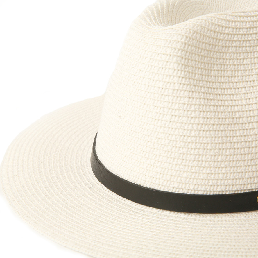 Капелюх федора жіночий папір білий BRIDGET 843-029, фото 3