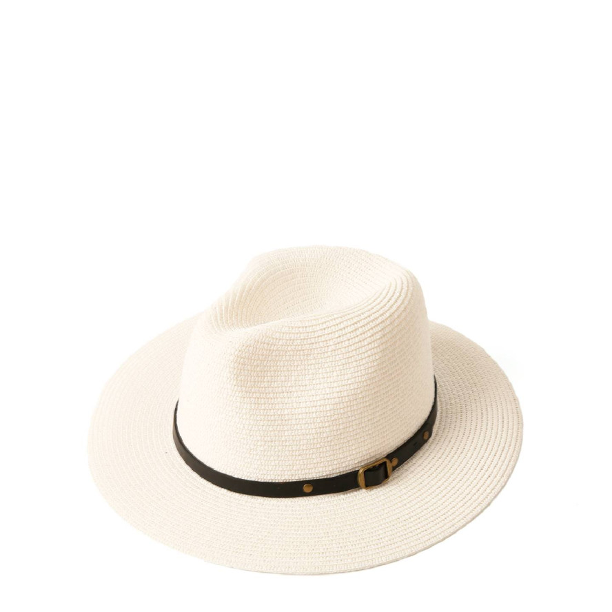 Капелюх федора жіночий папір білий BRIDGET 843-029, фото 1