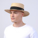 Капелюх порк-пай чоловічий рафія жовтий ESME 844-149, фото 4