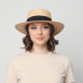 Шляпа порк-пай женская рафия желтая ESME 844-149, фото 5