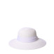 Капелюх із середніми полями жіночий зі стрічкою-бантом білий MONIKA 855-442, фото 2