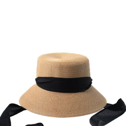 Панама жіноча одностороння папір бежева ЛЕЯ 444-478