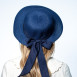 Капелюх клош жіночий папір синій ЮЗЕФА 479-944, фото 6