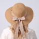 Капелюх із середніми полями жіночий зі стрічкою-бантом папір бежевий MONIKA 733-671, фото 7