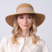 Капелюх із середніми полями жіночий зі стрічкою-бантом папір бежевий MONIKA 733-671, фото 6