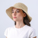 Шляпа со средними полями женская бумага бежевая ЭЙЛИН 735-101, фото 4