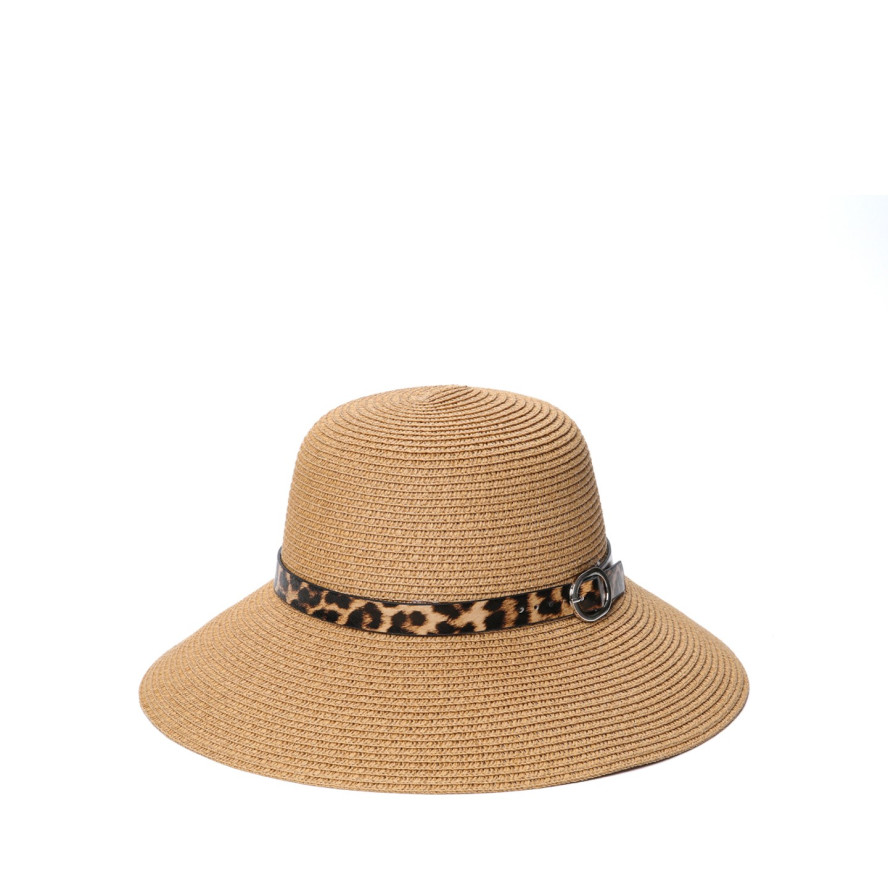 Шляпа со средними полями женская с ремешком целлюлоза бежевая АЛТА 808-300, фото 1