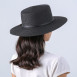 Шляпа канотье женская с ремешком целлюлоза черная ЭВОРА 808-348, фото 4