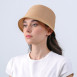 Шляпа клош женская целлюлоза бежевая БАДЕН 819-894, фото 3