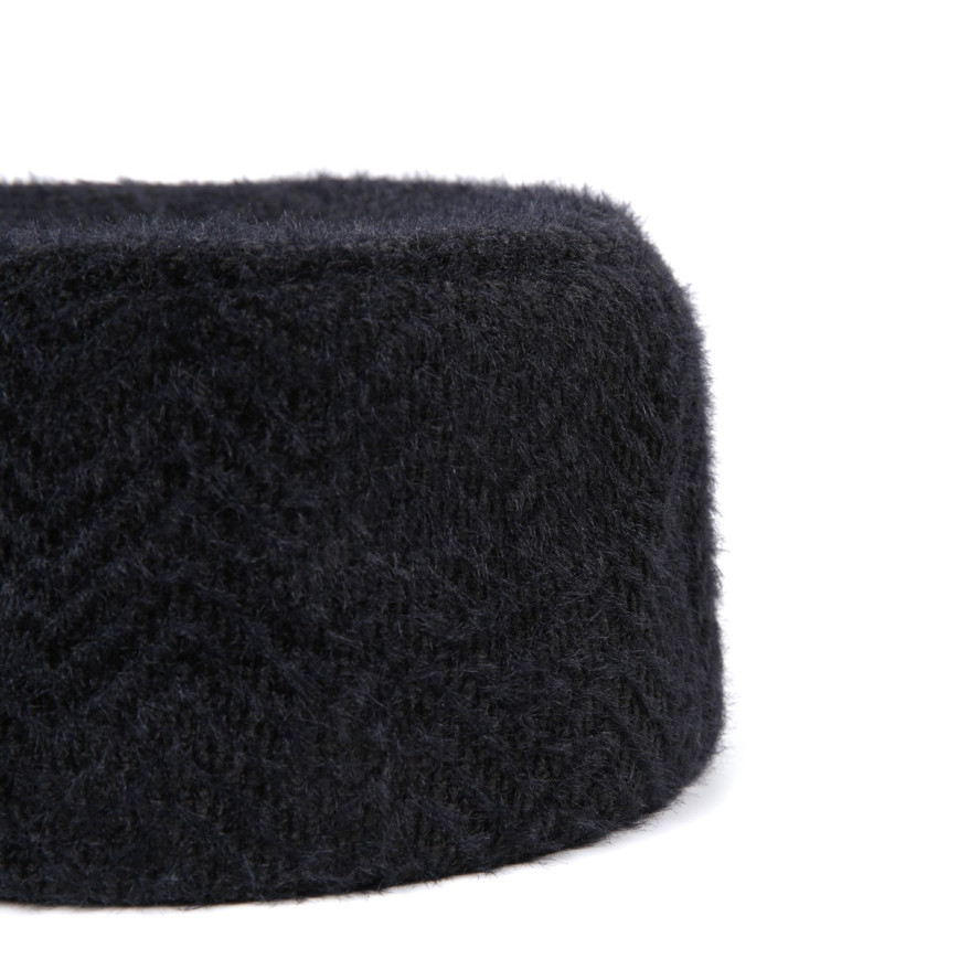 Капелюх таблетка жіночий ангора чорний КАРІОТ 938-229, фото 2