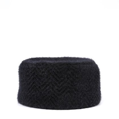 Капелюх таблетка жіночий ангора чорний КАРІОТ 938-229 Капелюх таблетка жіночий ангора чорний КАРІОТ 938-229