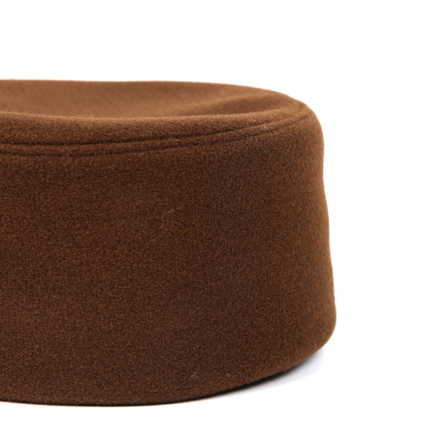 Шляпа таблетка женская шерсть коричневая ТЕМАРИ 953-635, фото 2