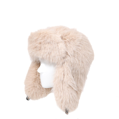 Шапка вушанка жіноча штучне хутро песець бежева СІЛЬВІЯ 653-825 Шапка вушанка жіноча штучне хутро песець бежева СІЛЬВІЯ 653-825