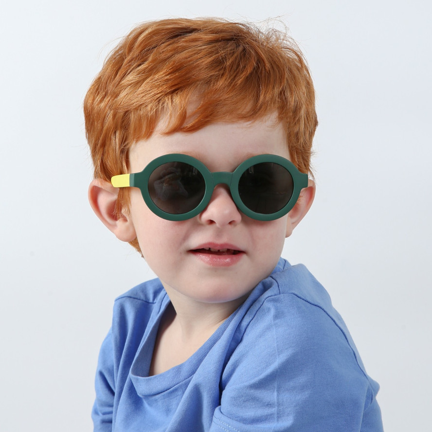 Сонцезахисні окуляри-трансформери з поляризацією дитячі Круглі 770-805, фото 6