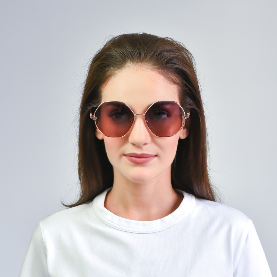 Сонцезахисні окуляри з поляризацією Геометрія жіночі 578-662, фото 5