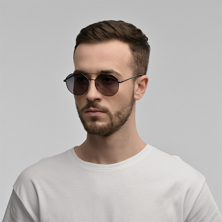 Сонцезахисні окуляри з поляризацією Фешн чоловічі 627-247, фото 4