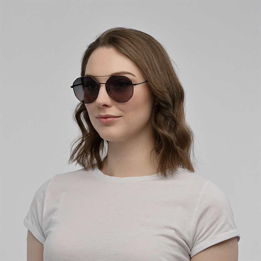 Сонцезахисні окуляри з поляризацією Фешн жіночі 627-247, фото 4