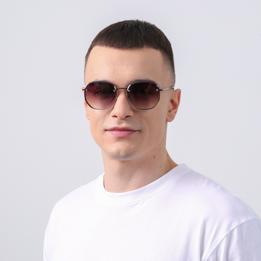 Сонцезахисні окуляри Фешн-класика чоловічі 122-017, фото 5