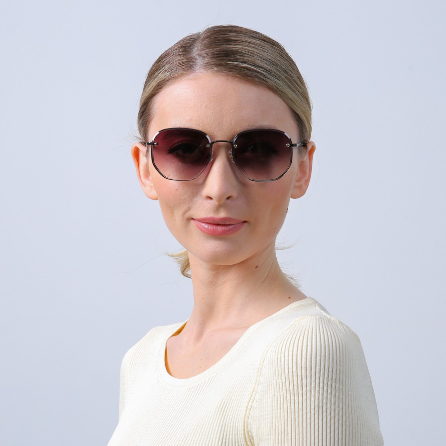 Солнцезащитные очки Фэшн-классика женские 122-017, фото 5