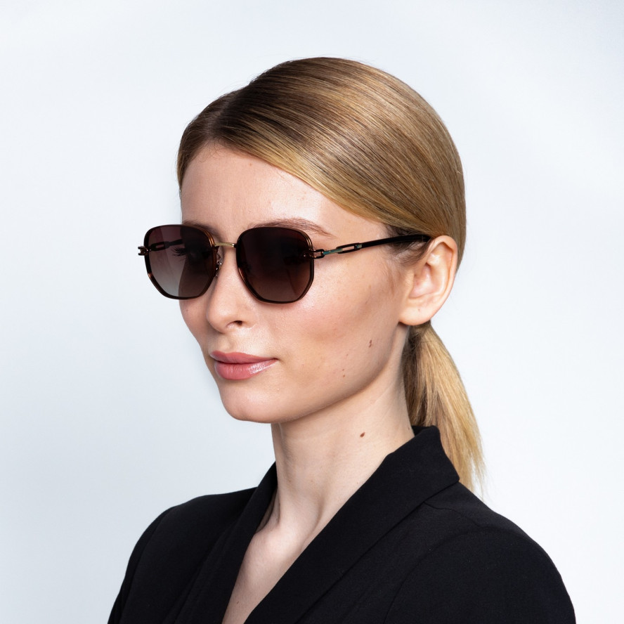 Сонцезахисні окуляри з поляризацією Фешн-класика жіночі 122-246, фото 4