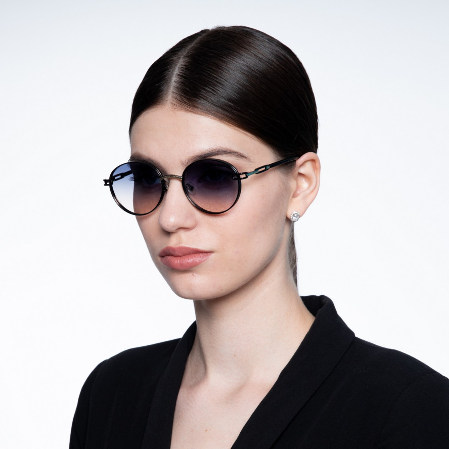 Сонцезахисні окуляри з поляризацією Овальні жіночі 196-728, фото 4