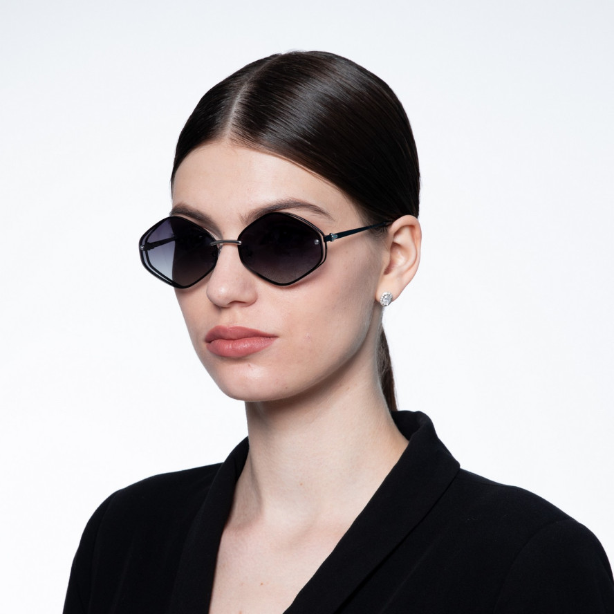 Сонцезахисні окуляри з поляризацією Геометрія жіночі 196-803, фото 4