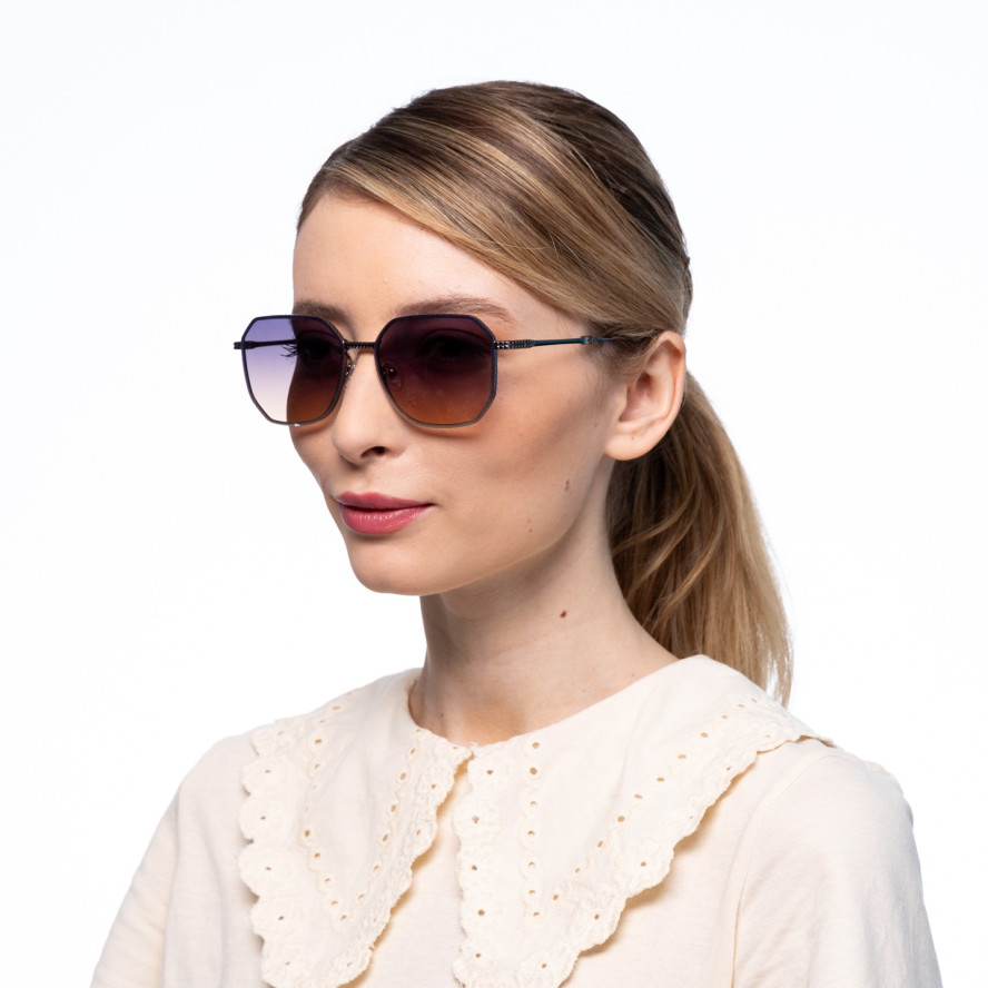 Сонцезахисні окуляри Фешн-класика жіночі 378-520, фото 4