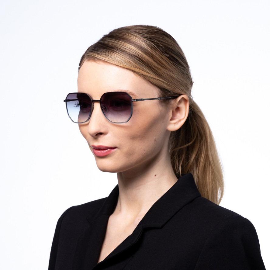 Сонцезахисні окуляри Фешн-класика жіночі 378-537, фото 4