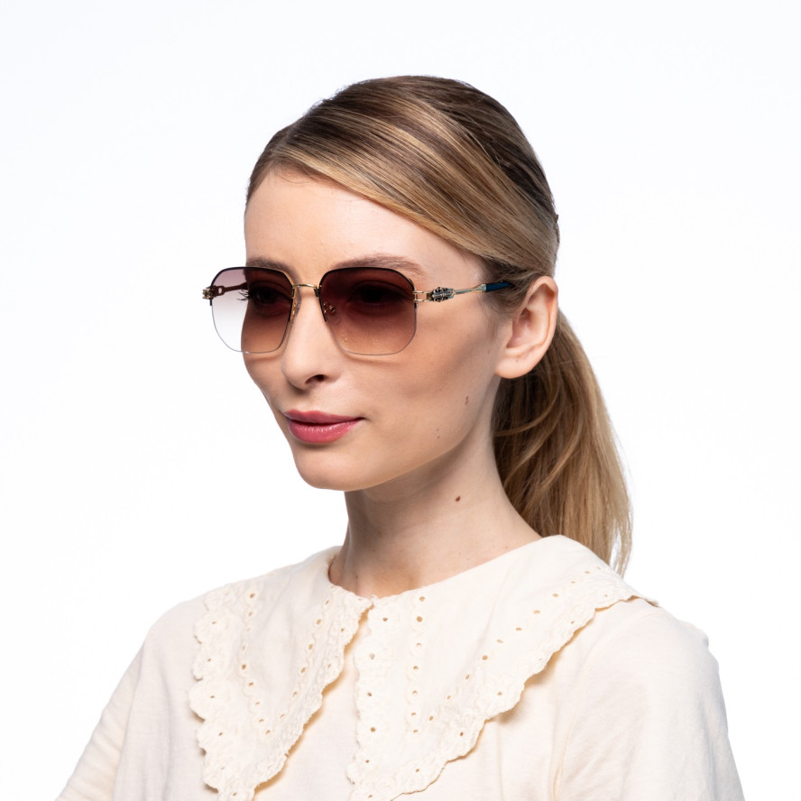 Сонцезахисні окуляри Фешн-класика жіночі 382-633, фото 4